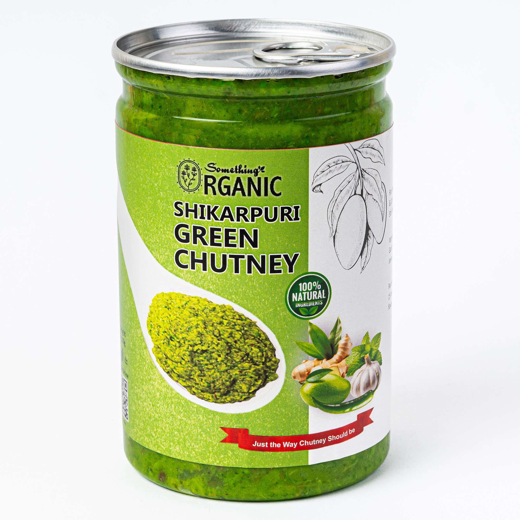 Green Chutney – A Burst of Freshness in Every Bite 500 Grams PetCan
