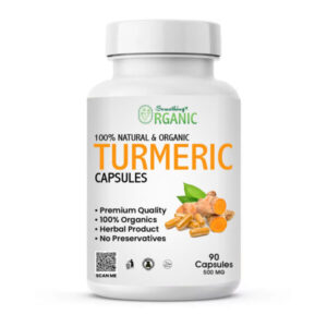 Turmeric (Haldi) Capsules - 90 PCs - 500mg Natural Anti-Inflammatory, Immunity Booster & Joint Pain Relief Supplement