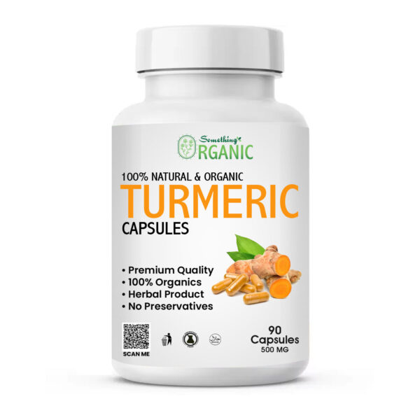 Turmeric (Haldi) Capsules - 90 PCs - 500mg Natural Anti-Inflammatory, Immunity Booster & Joint Pain Relief Supplement