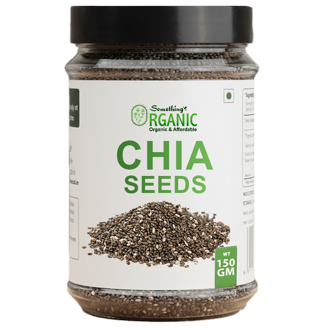 Buy Organic Chia Seeds in Pakistan | 150 GM | Something Organic