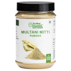 Jar Premium Multani Mitti Powder – Natural Clay for Glowing Skin & Hair Care
