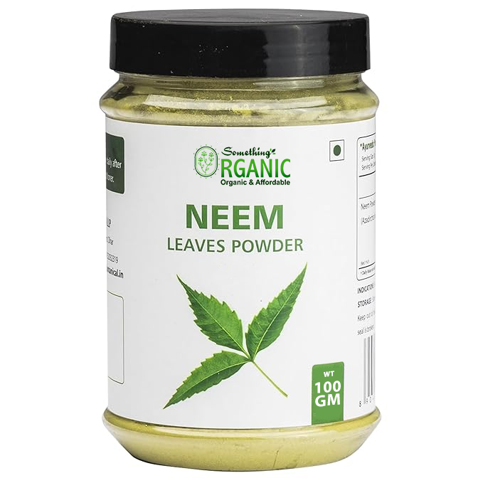 Jar Pure Neem Leaves Powder – Natural Detox & Skin Care Solution