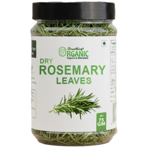 Jar Premium Rosemary Leaves – Aromatic Herb for Culinary & Medicinal Uses 50 Gram